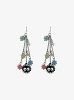 Studio Ghibli Spirited Away Soot Sprites Glitter Star Drop Earrings