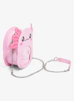 Pink Axolotl Pin Collector Crossbody Bag