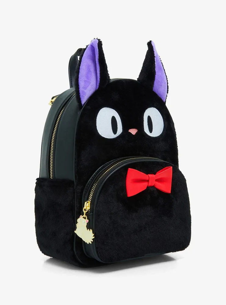 Her Universe Studio Ghibli Kiki's Delivery Service Jiji Fuzzy Mini Backpack