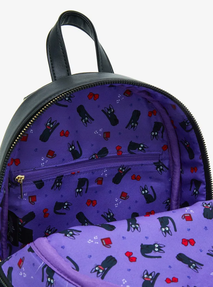 Her Universe Studio Ghibli Kiki's Delivery Service Jiji Fuzzy Mini Backpack