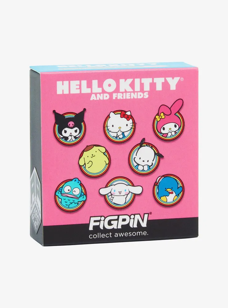 Hello Kitty and Friends Mushroom Hat Characters Blind Box Enamel Pin