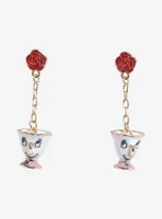 Disney Beauty And The Beast Chip Figural Earrings