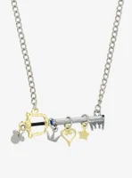 Disney Kingdom Hearts Keyblade Charms Necklace