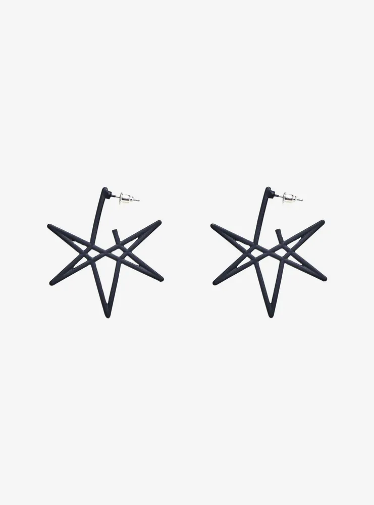 Bring Me The Horizon Hexagram Drop Earrings