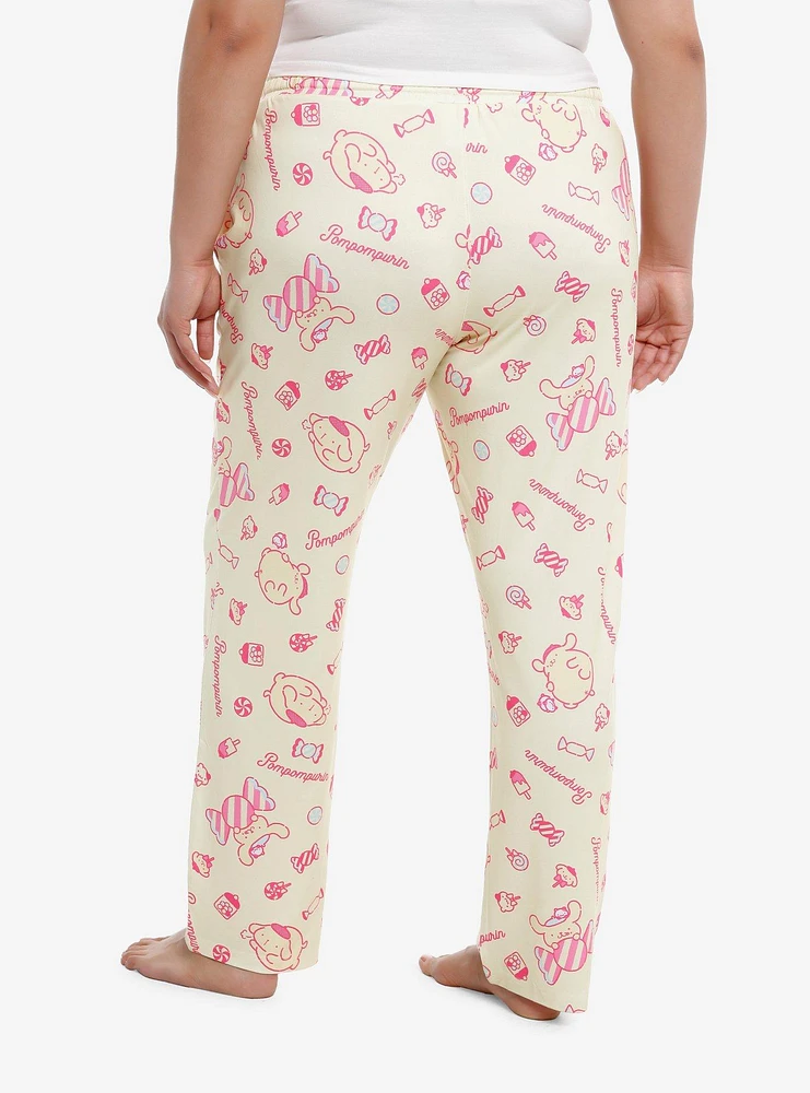 Pompompurin Sweets Girls Pajama Pants Plus