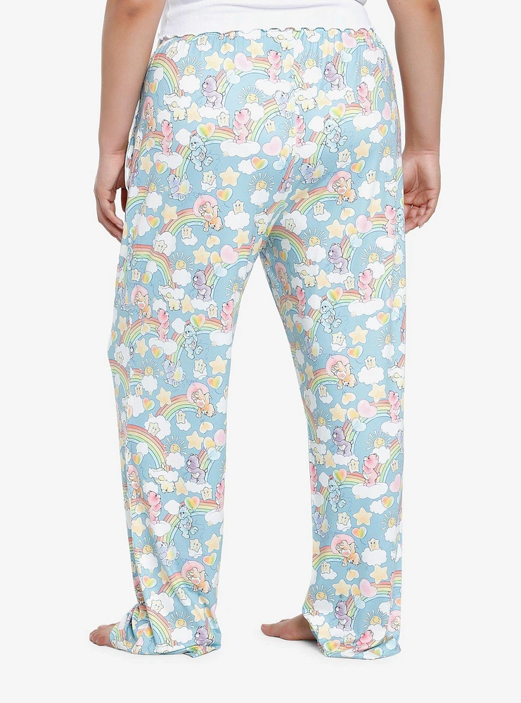 Care Bears Rainbows Girls Pajama Pants Plus