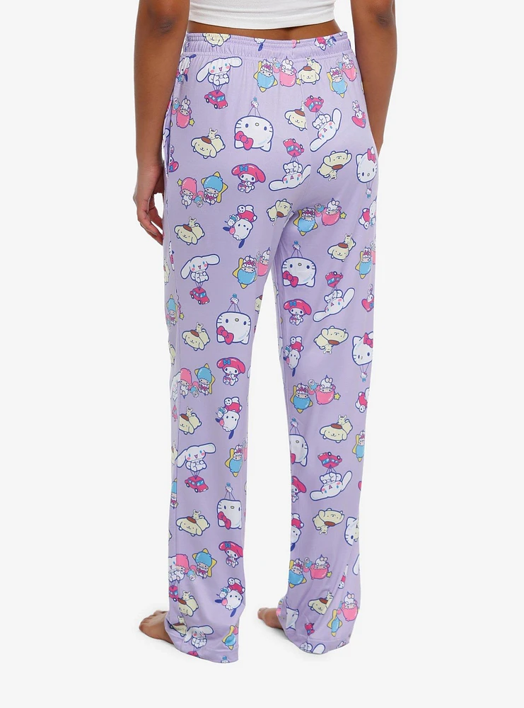 Hello Kitty And Friends Balloons Pajama Pants