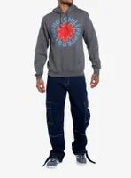 Red Hot Chili Peppers Logo Grey Hoodie