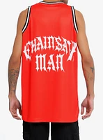 Chainsaw Man Varsity Basketball Jersey Tank Top