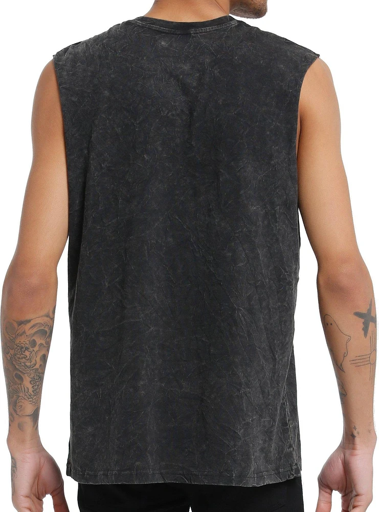 Chainsaw Man Power Dark Wash Muscle Tank Top