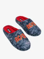 AC/DC Tie-Dye Plush Slippers