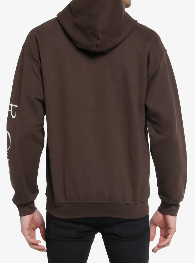 The Cure Kiss Me Brown Hoodie