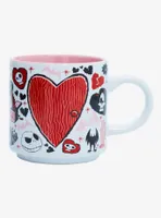 The Nightmare Before Christmas Jack & Sally Valentine's Mug