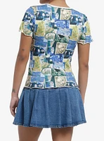 Sweet Society Renaissance Art Collage Girls Top