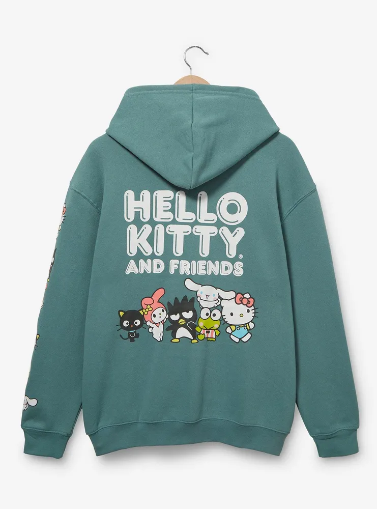 Sanrio Hello Kitty and Friends Group Portrait Zippered Hoodie - BoxLunch Exclusive