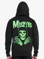 Misfits Green Fiend Skull Hoodie