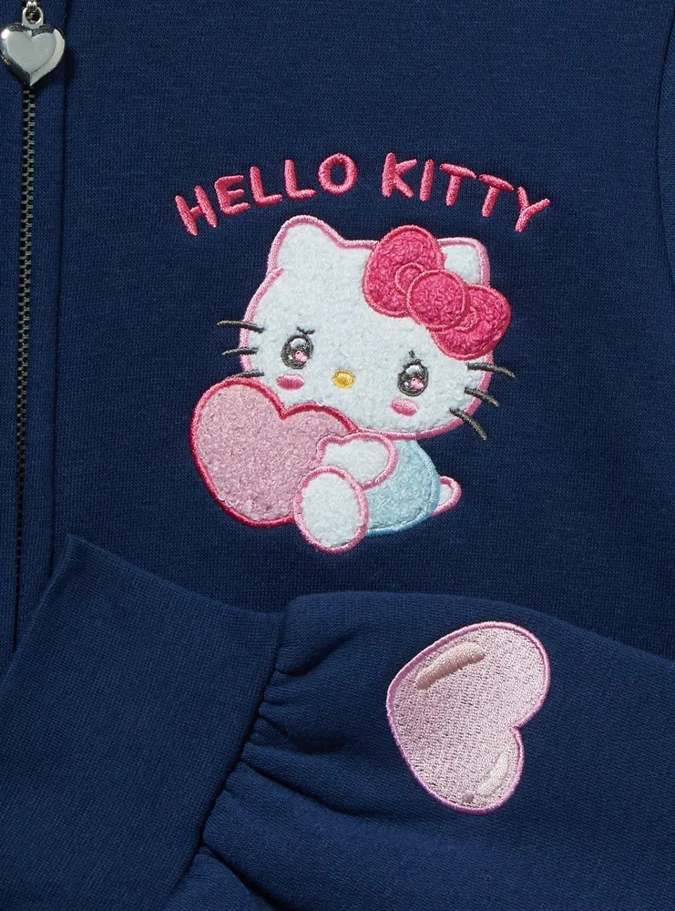 Sanrio Hello Kitty Emo Kyun Zip Hoodie - BoxLunch Exclusive