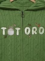 Her Universe Studio Ghibli My Neighbor Totoro Knit Women's Plus Zip Hoodie — BoxLunch Exclusive