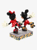 Disney Traditions Mickey & Minnie Roller Skating Figure