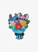 Loungefly Disney Lilo & Stitch Angel & Stitch Bouquet Enamel Pin