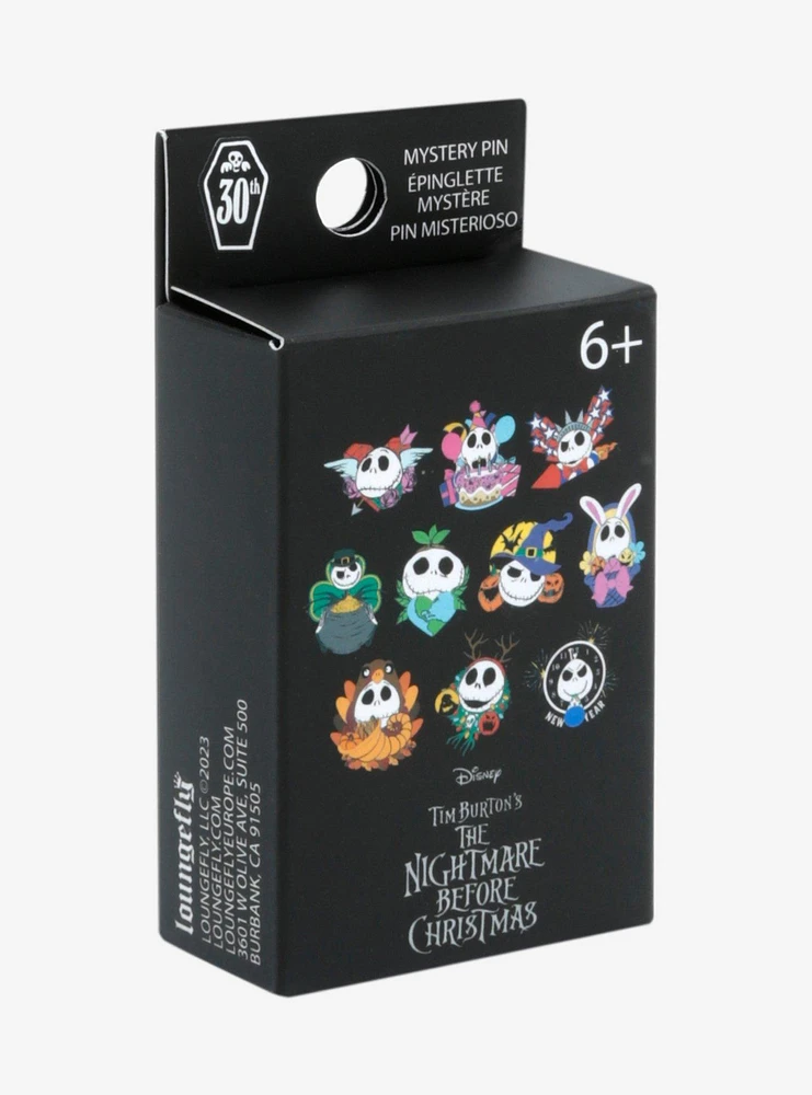 Loungefly The Nightmare Before Christmas Jack Holidays Blind Box Enamel Pin