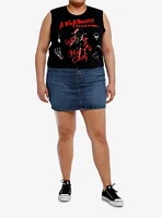 A Nightmare On Elm Street Icons Girls Muscle Tank Top Plus
