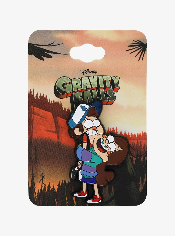 Gravity Falls Mabel & Dipper Enamel Pin