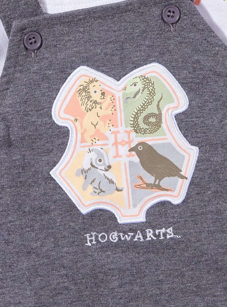 Harry Potter Hogwarts House Crest Infant Overalls — BoxLunch Exclusive