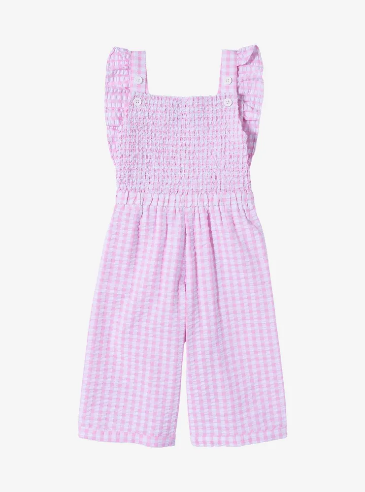 Sanrio My Melody Emo Kyun Gingham Toddler Ruffle Romper - BoxLunch Exclusive