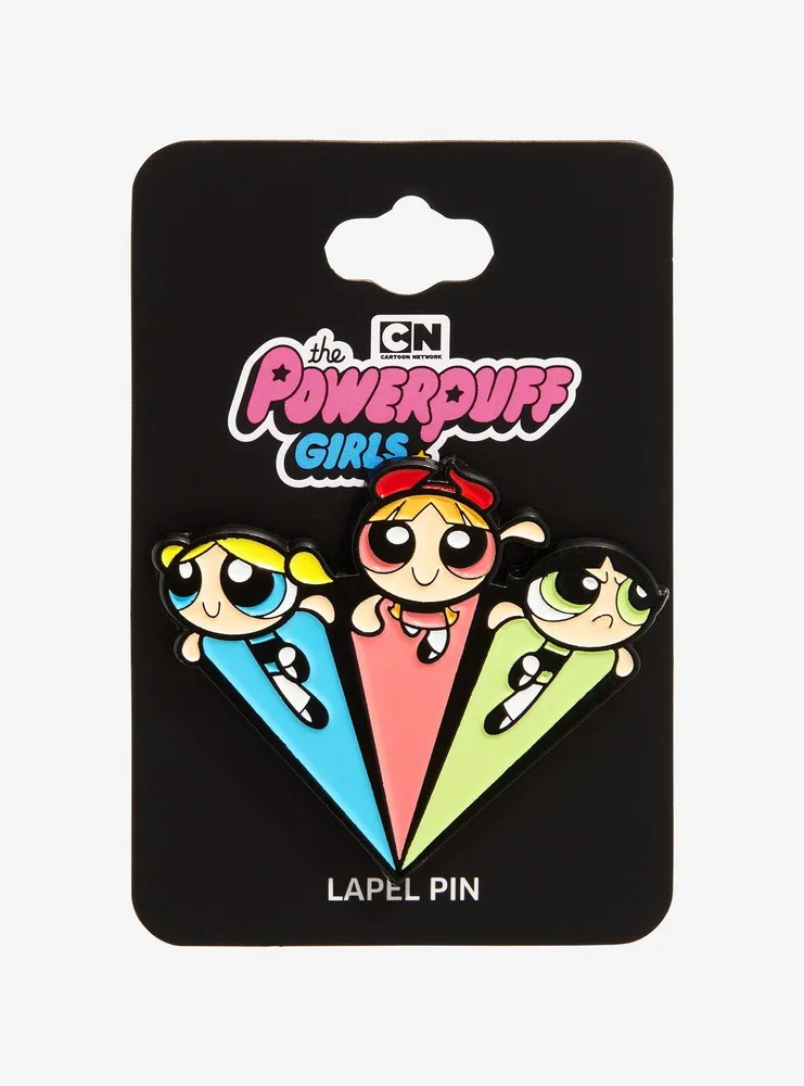 The Powerpuff Girls Flying Trio Enamel Pin