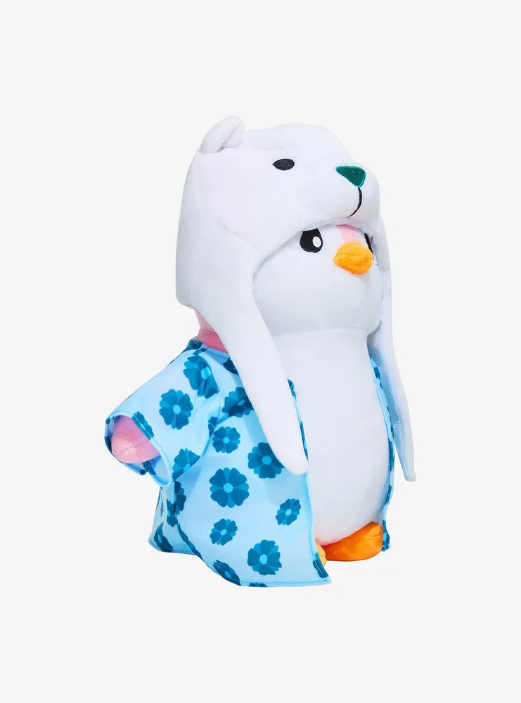 Pudgy Penguins Polar Bear Hat Huggable Plush
