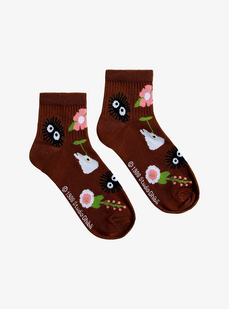 Studio Ghibli My Neighbor Totoro Soot Sprite Mushroom Ankle Socks