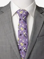 Disney Nightmare Before Christmas Purple Tie