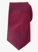 Red Pin Dot Silk Tie