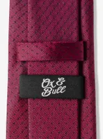 Red Pin Dot Silk Tie