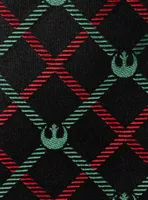 Star Wars Rebel Red Green Plaid Tie