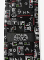 Star Wars Vader Chest Plate Patterned Tie