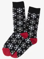 Disney Mickey Mouse Snow Black Crew Socks