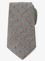 Pumpkin Herringbone Tie