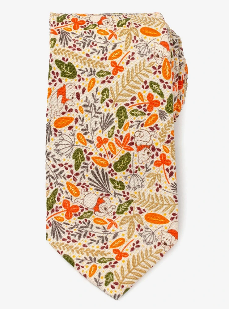 Disney Winnie The Pooh Tan Patterned Tie