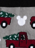 Disney Mickey Mouse Truck Grey Crew Socks