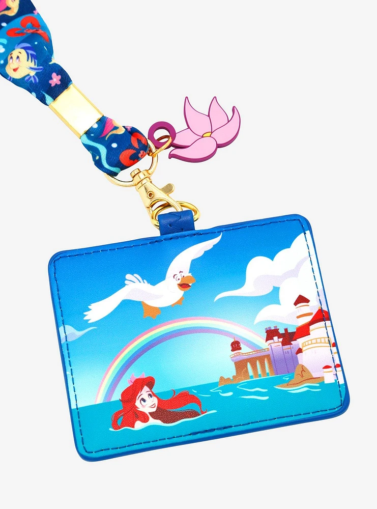 Loungefly Disney The Little Mermaid Lanyard With Cardholder