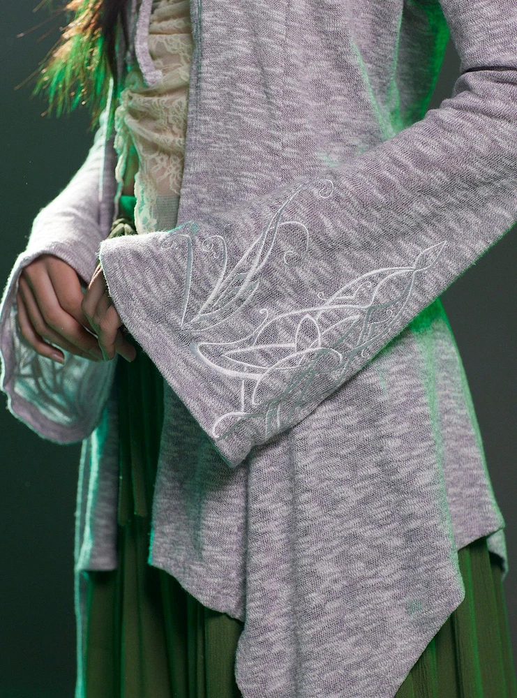 The Lord Of Rings Arwen Evenstar Girls Hanky Hem Cardigan