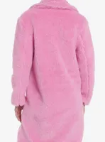 Azalea Wang Pink Faux Fur Girls Coat