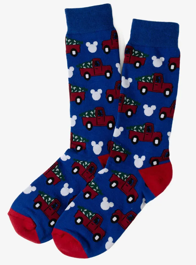 Unisex Chicago Bulls Mickey Mouse Rock Em Socks Red Three-Pack Disney Crew  Socks Set