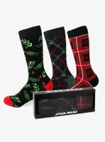 Star Wars Holiday Crew Socks 3-Pack Set