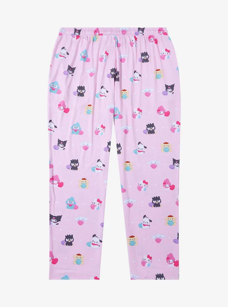 Sanrio Hello Kitty and Friends Emo Kyun Allover Print Plus Sleep Pants - BoxLunch Exclusive