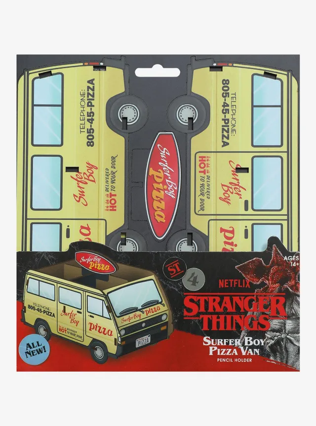  Stranger Things Surfer Boy Pizza ID Badge Holder