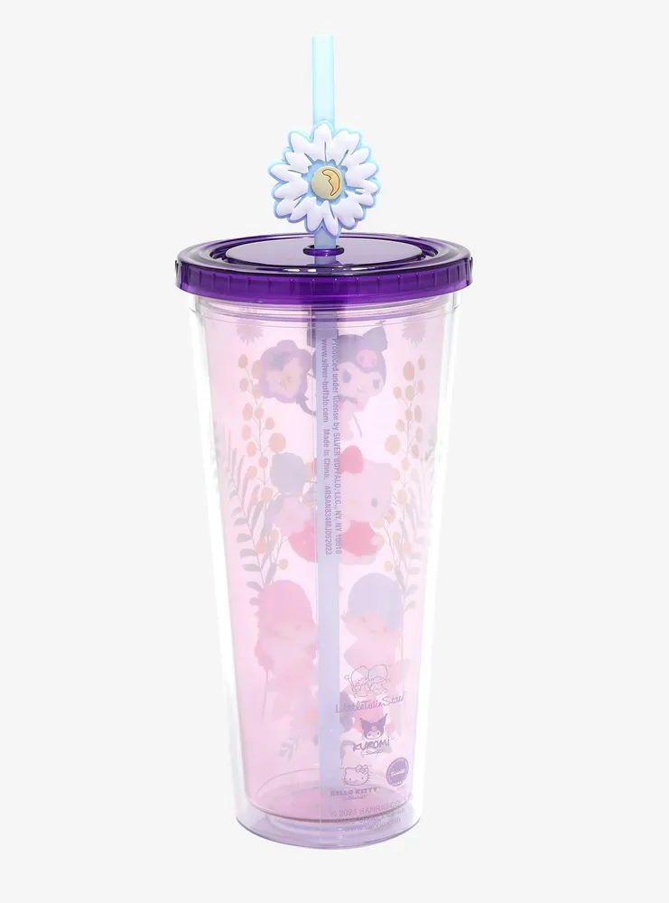 Hello Kitty And Friends Flower Fruit Acrylic Travel Cup