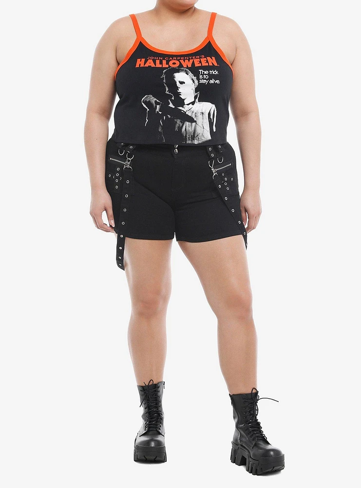 Halloween Michael Myers Girls Crop Cami Plus